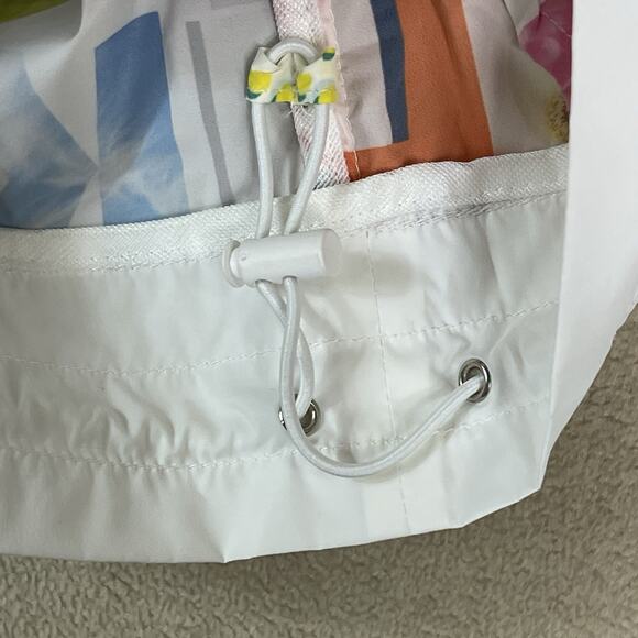 Volvik Jacket Womens 90 White Graphic Print Full Zip Golf Short Sleeve Vented - Picture 7 of 12